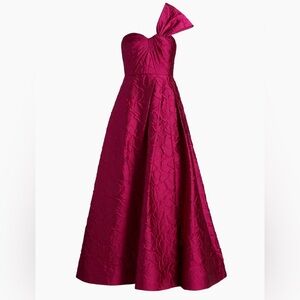 As It May Jolie Jacquard One-Shoulder Gown